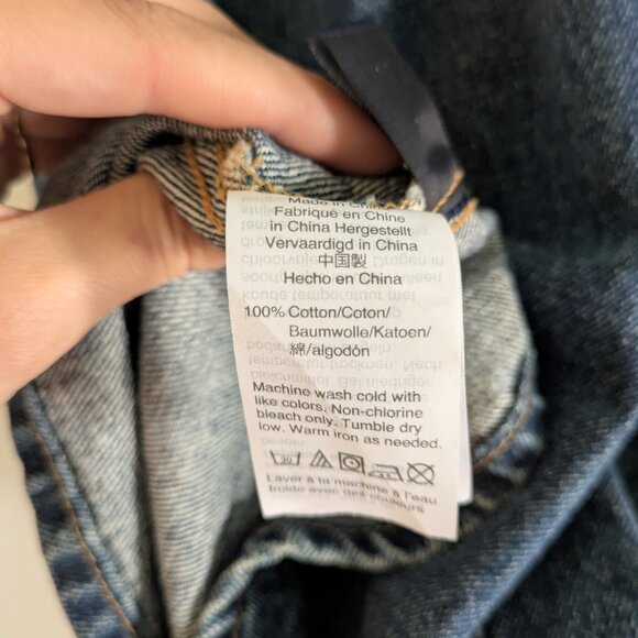 Madewell Denim Overall Dress Matilda Wash XXS - Picture 7 of 9